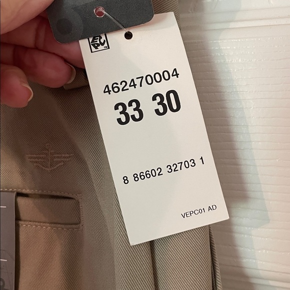 Dockers Easy Khaki D3 Flat Front Pants NWT Casual Career Men’s Size 33 x 30 - Picture 6 of 10